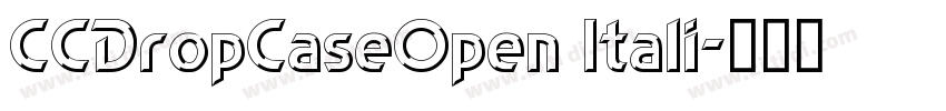 CCDropCaseOpen Itali字体转换